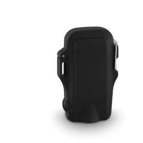 Waterproof Double   Charging With Flashlight (Color: black)
